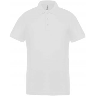 Polo homme piqué performance PA489 - White / White