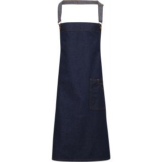 Tablier à bavette "District" PR134 - Indigo Denim
