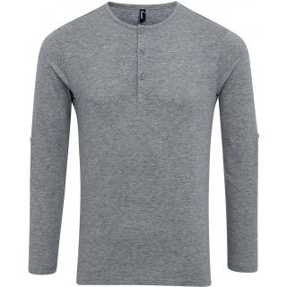 T-shirt homme "Long John" PR218 - Grey Marl