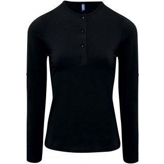 T-shirt femme "Long John" PR318 - Black