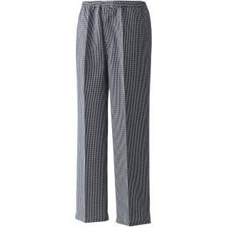 Pantalon de cuisine "Pull On" PR552 - Black / White