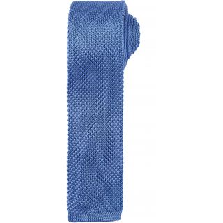 Cravate fine tricotée PR789 - Mid Blue