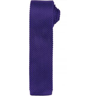 Cravate fine tricotée PR789 - Purple
