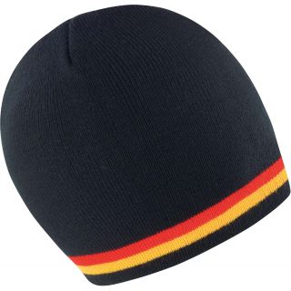 Bonnet "Supporter" R368X - Black / Red / Gold