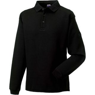 Sweat-shirt homme heavy duty col polo RU012M - Black