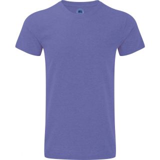 T-shirt polycoton col rond RU165M - Purple Marl