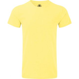 T-shirt polycoton col rond RU165M - Yellow Marl