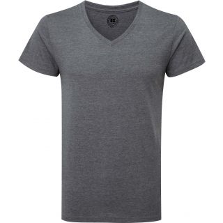 T-shirt homme col V RU166M - Grey Marl