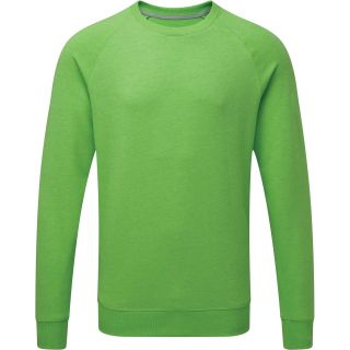Sweat-shirt homme raglan HD RU280M - Green Marl
