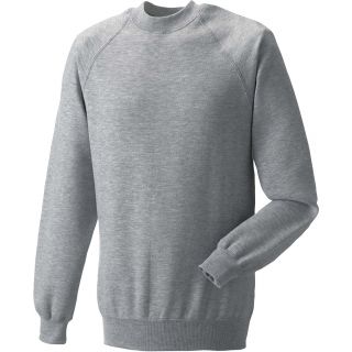Sweat-shirt homme manches raglan RU7620M - Light Oxford