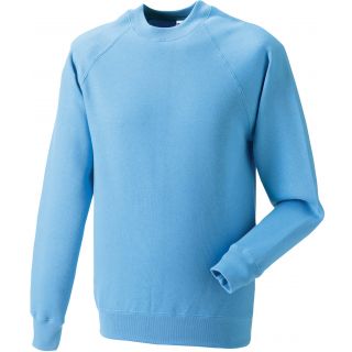 Sweat-shirt homme manches raglan RU7620M - Sky Blue