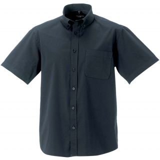 Chemise manches courtes homme twill RU917M - Zinc