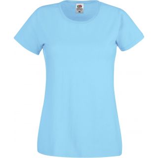 T-shirt femme manches courtes Original-T SC61420 - Sky Blue de face