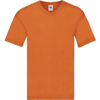 T-shirt homme col V Original-T SC61426 - Orange