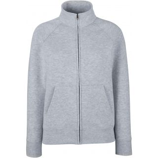 Veste femme molleton zippée classic SC62116 - Heather Grey