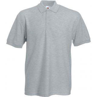 Polo heavy piqué 65/35 SC63204 - Heather Grey