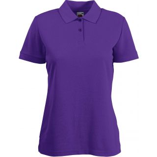 Polo femme piqué 65/35 SC63212 - Purple