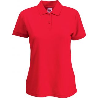 Polo femme piqué 65/35 SC63212 - Red