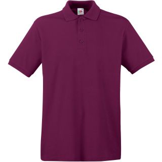 Polo homme manches courtes premium SC63218 - Burgundy