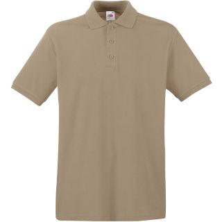 Polo homme manches courtes premium SC63218 - Khaki Beige
