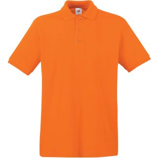 Polo homme manches courtes premium SC63218 - Orange