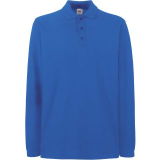 Polo homme manches longues premium SC63310 - Royal Blue