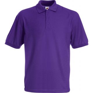 Polo homme piqué 65/35 SC63402 - Purple