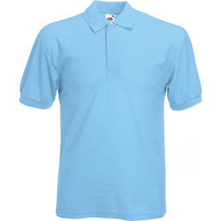 Polo homme piqué 65/35 SC63402 - Sky Blue