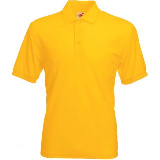 Polo homme piqué 65/35 SC63402 - Sunflower yellow