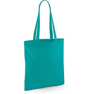 situation du Sac totebag coton à anses longues W101 - Emerald-One - 42 x 38 cm