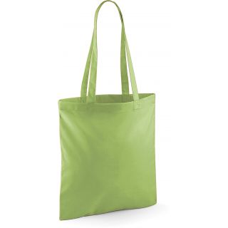 situation du Sac totebag coton à anses longues W101 - Kiwi - 42 x 38 cm