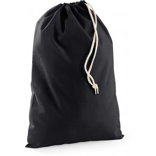 Sac coton cordelettes W115 - Black
