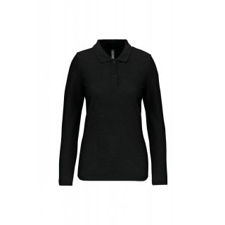 Polo manches longues femme WK277 - Black