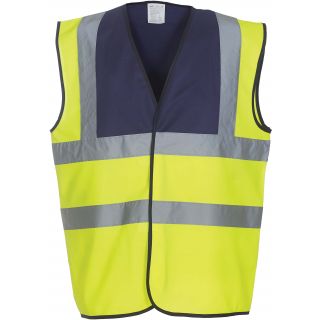 Gilet haute visibilité HVW100 - Navy / Hi Vis Yellow