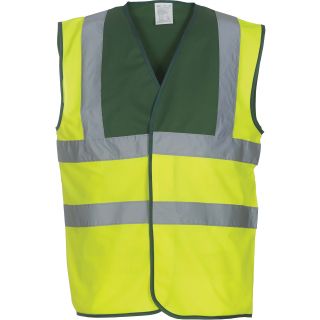 Gilet haute visibilité HVW100 - Paramedic Green / Hi Vis Yellow