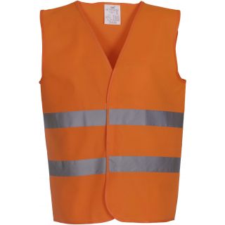 Gilet à 2 bandes haute visibilité HVW102 - Hi Vis Orange