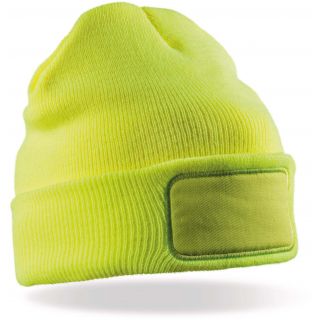 Bonnet imprimable double Tricot THINSULATE™ RC034X - Yellow