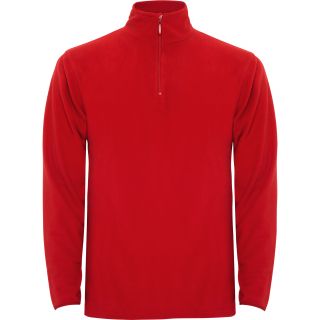Micropolaire avec col cheminée HIMALAYA rouge