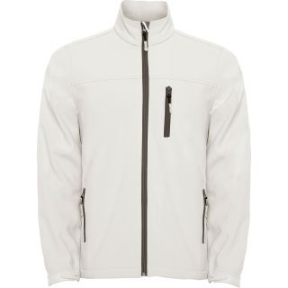 Softshell micropolaire manches longues ANTARTIDA blanc perle