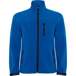 Softshell micropolaire manches longues ANTARTIDA bleu royal