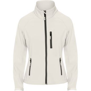 Softshell femme micropolaire manches longues ANTARTIDA WOMAN blanc perle