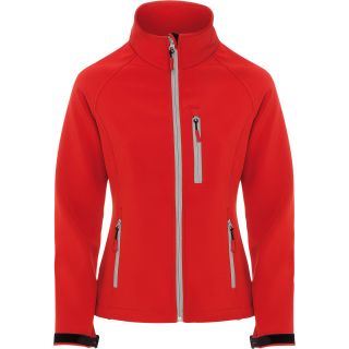 Softshell femme micropolaire manches longues ANTARTIDA WOMAN rouge