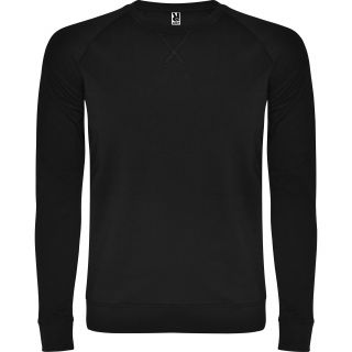 Sweat-shirt homme manches longues raglan ANNAPURNA noir