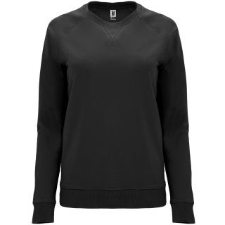 Sweat-shirt femme manches longues raglan ANNAPURNA WOMAN noir