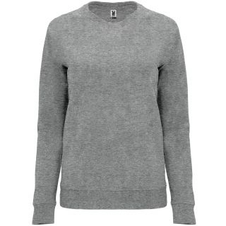 Sweat-shirt femme manches longues raglan ANNAPURNA WOMAN gris chiné