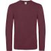 T-shirt homme manches longues #E190 Burgundy - S