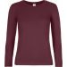 T-shirt manches longues femme #E190 Burgundy - XL