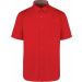 Chemise coton manches courtes Ariana III homme Red - XS