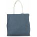 Grand sac shopping en polycoton KI0264 - Iris Blue Heather