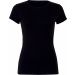 T-shirt femme col rond manches courtes BE1001 - Black
